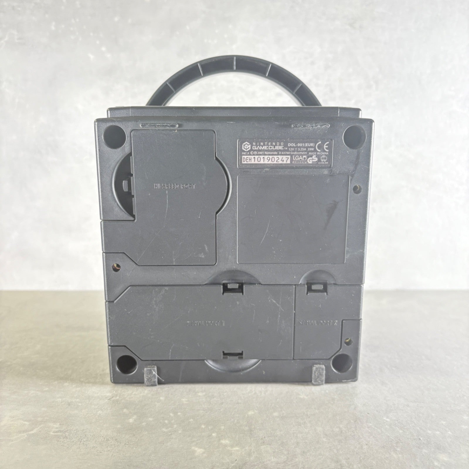 NINTENDO GAMECUBE Console Nero CONSOLE +Cavi