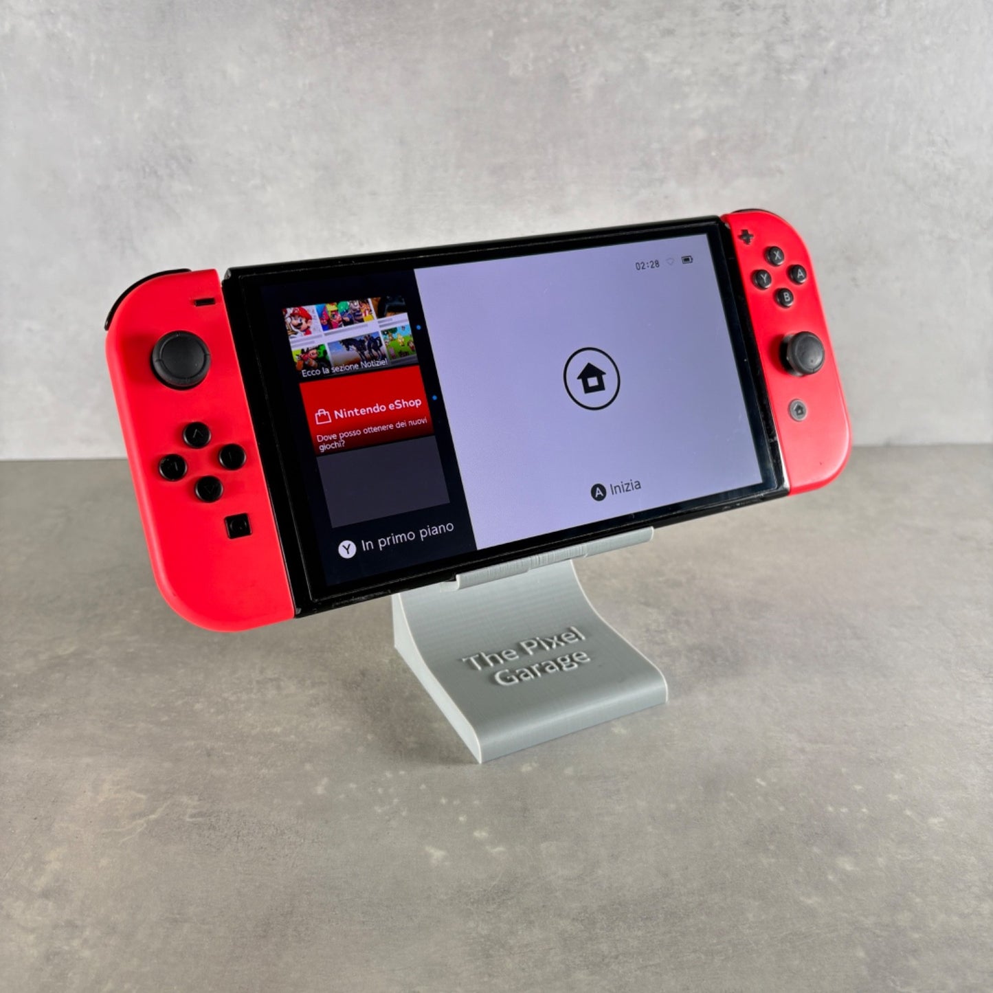 NINTENDO SWITCH OLED Rosso CONSOLE COMPLETA Di Tutto + Scatola E Accessori