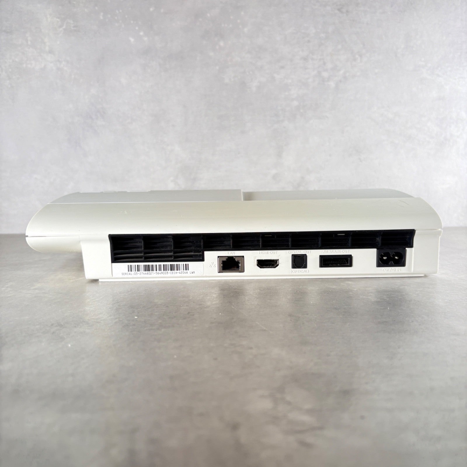 CONSOLE PLAYSTATION 3 SUPER SLIM PS3 Bianco 12GB COMPLETA + Scatola e Controller