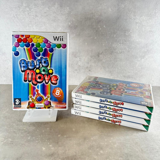 BUST A MOVE NINTENDO WII  MULTILINGUA (ITA🇮🇹) Sigillato -5 unità-