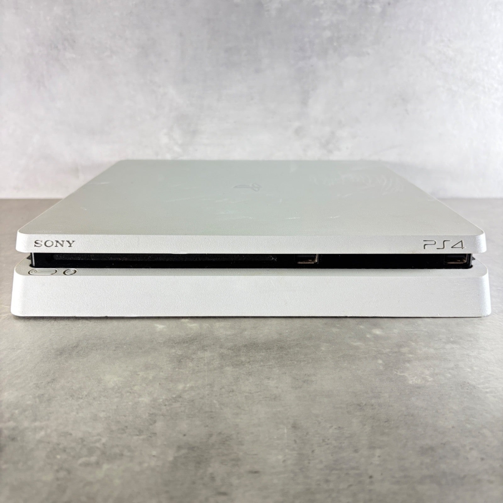 CONSOLE PLAYSTATION 4 SLIM PS4 Bianco 500Gb + Cavi e CONTROLLER —FIRMWARE 12.52—