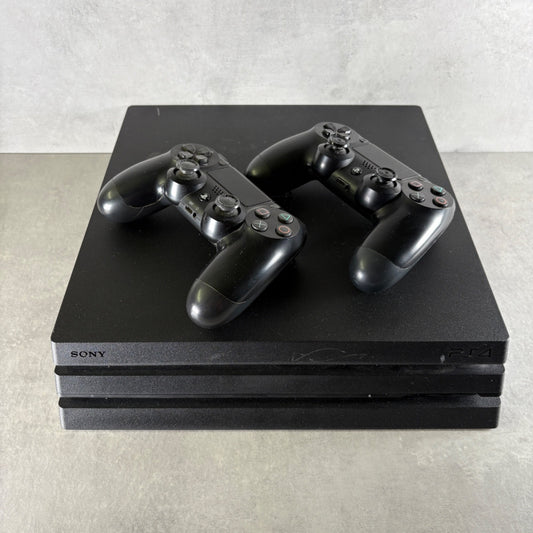 PLAYSTATION 4 PRO 1T CONSOLE Nero CONSOLE PS4 Con 2 CONTROLLER —FIRMWARE 9.04—