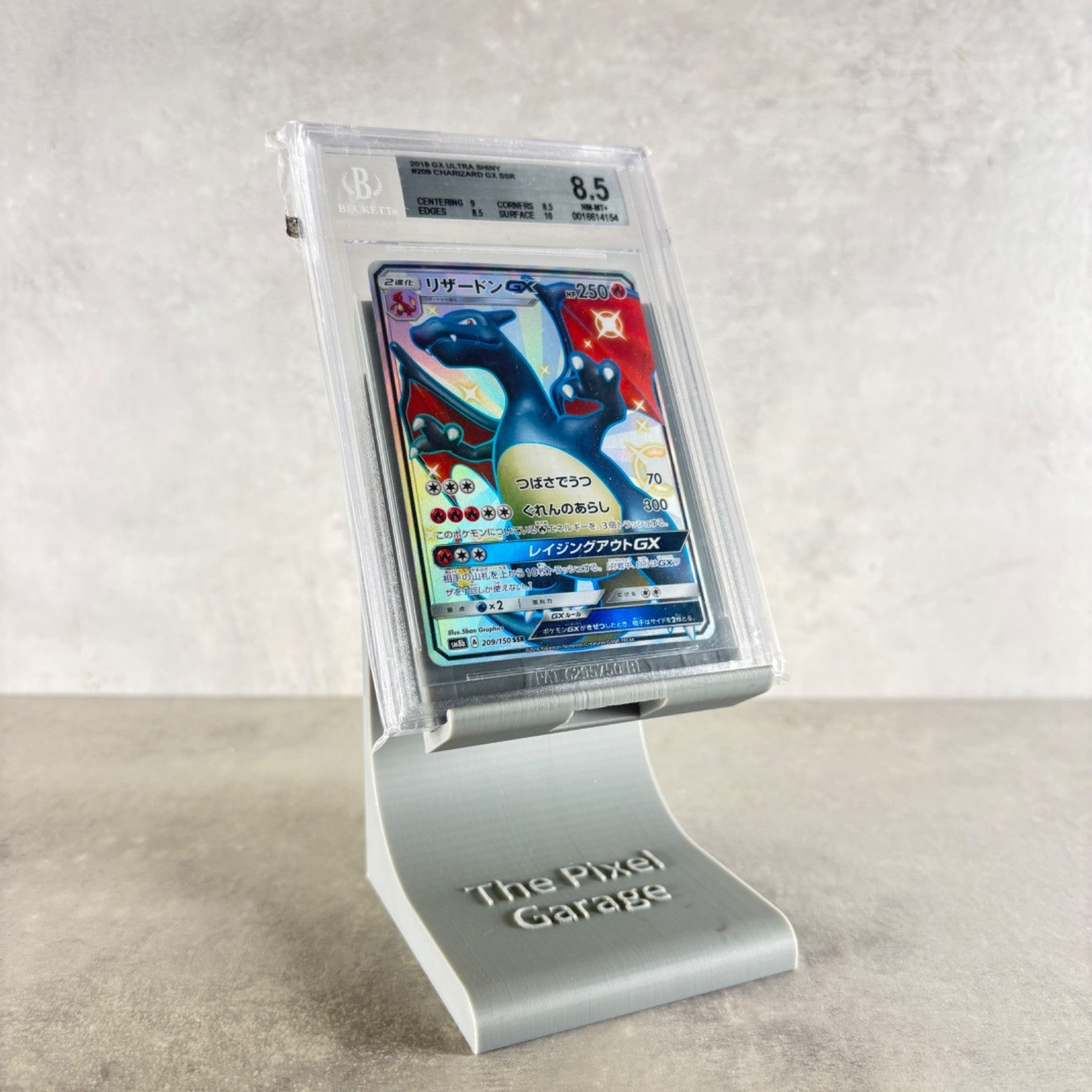 Pokemon Japanese ULTRA SHINY Charizard GX SSR 209/150 BGS 8.5 Mint Sole E Luna