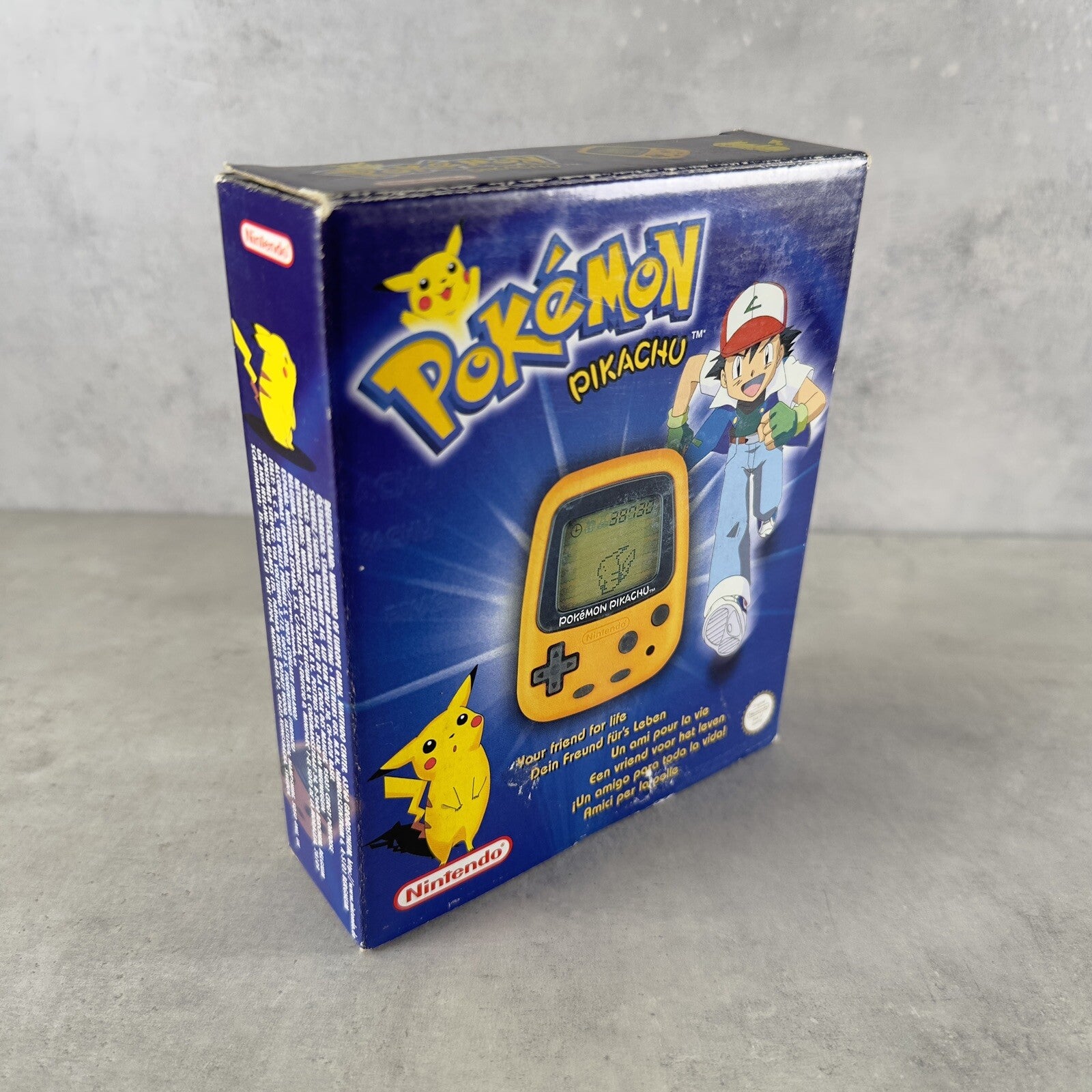 TAMAGOTCHI POKÉMON PIKACHU PODOMETER NINTENDO Completo Di Tutto