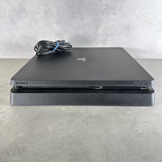 CONSOLE PLAYSTATION 4 SLIM PS4 Nero 500Gb + Cavi —FIRMWARE 12.50—