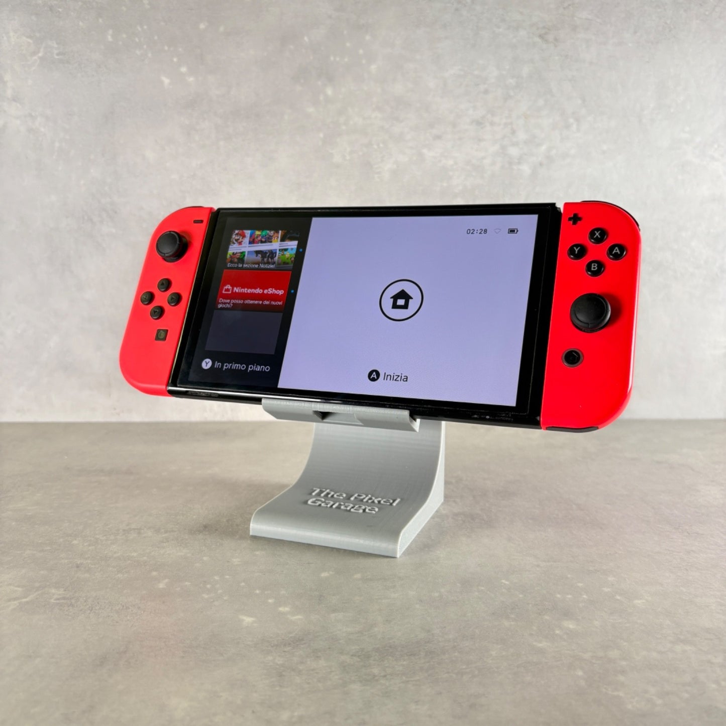 NINTENDO SWITCH OLED Rosso CONSOLE COMPLETA Di Tutto + Scatola E Accessori