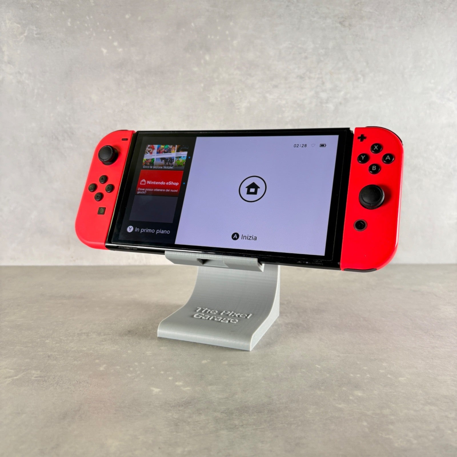 NINTENDO SWITCH OLED Rosso CONSOLE COMPLETA Di Tutto + Scatola E Accessori