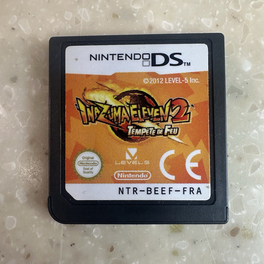 INAZUMA ELEVEN 2 TEMPESTA DI FUOCO NINTENDO DA Cartuccia Francese 