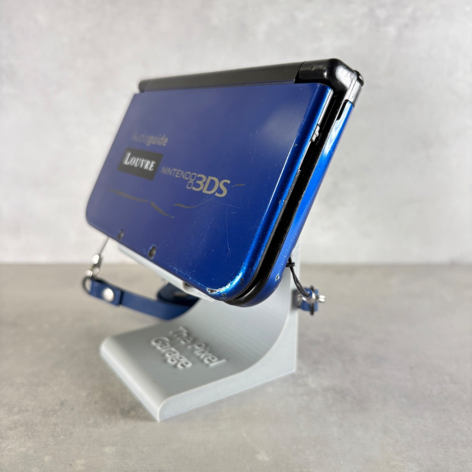 NEW NINTENDO 3DS XL LOUVRE MUSEUM EDITION Audioguida Solo CONSOLE Blu