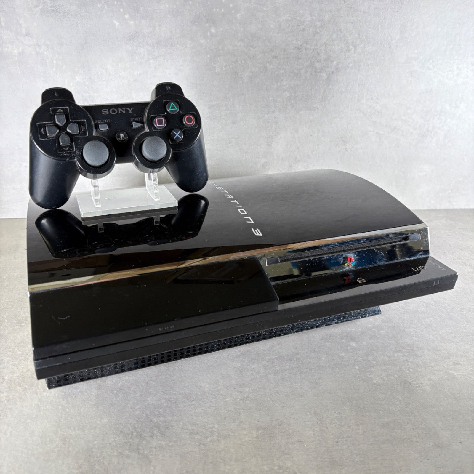 PLAYSTATION 3 RETROCOMPATIBILE Nero Sony PS3 60GB Con Cavi + CONTROLLER