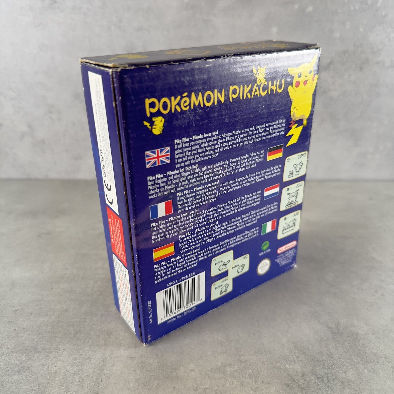 TAMAGOTCHI POKÉMON PIKACHU PODOMETER NINTENDO Completo Di Tutto