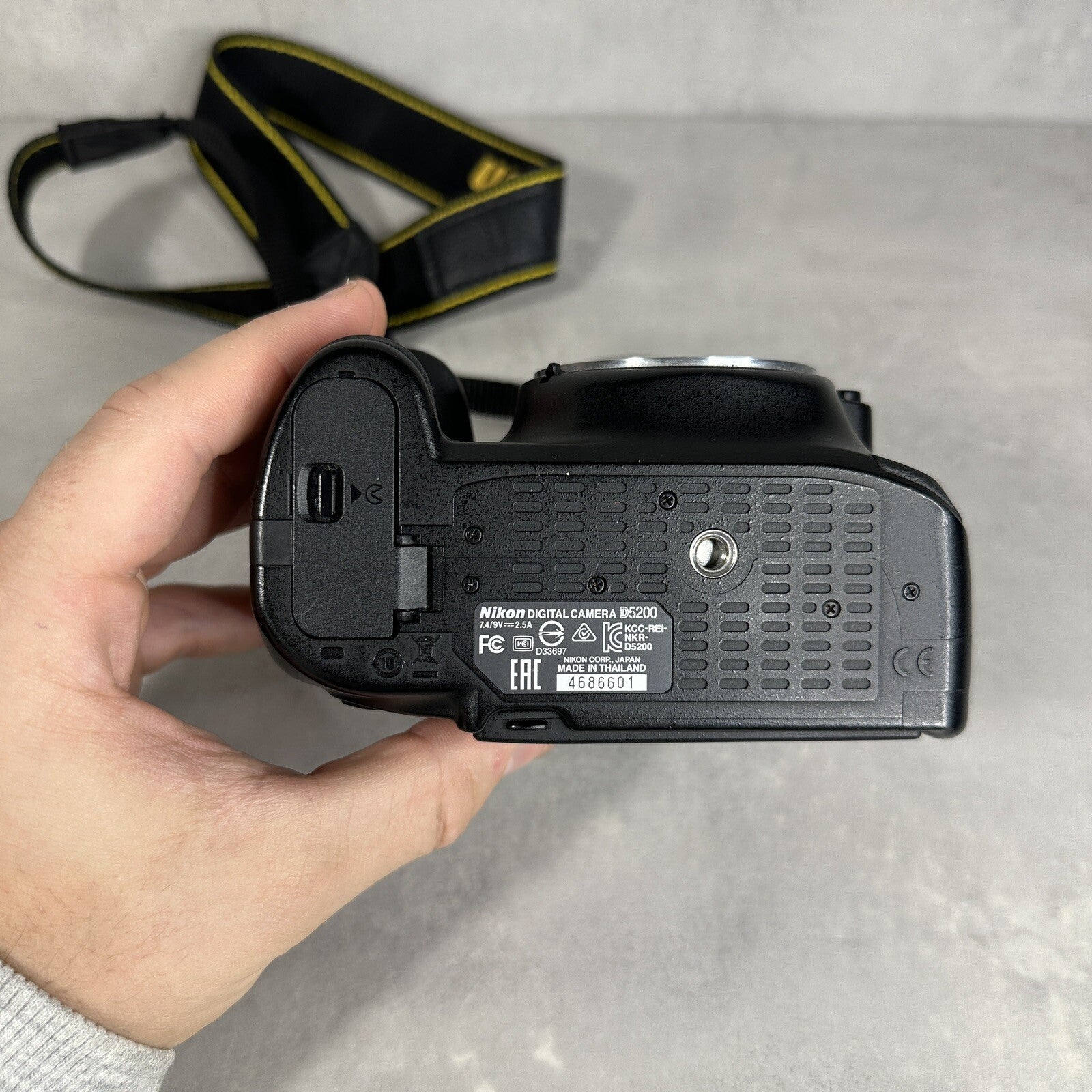 NIKON D5200 FOTOCAMERA REFLEX DIGITALE Nero Originale Completa + Custodia