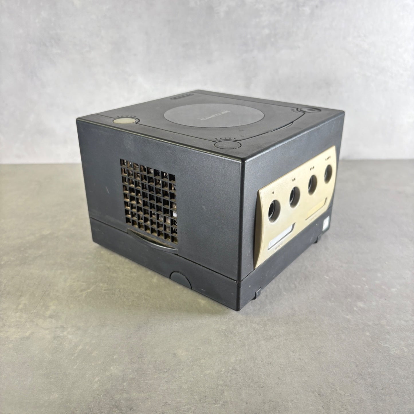 NINTENDO GAMECUBE Console Nero CONSOLE +Cavi