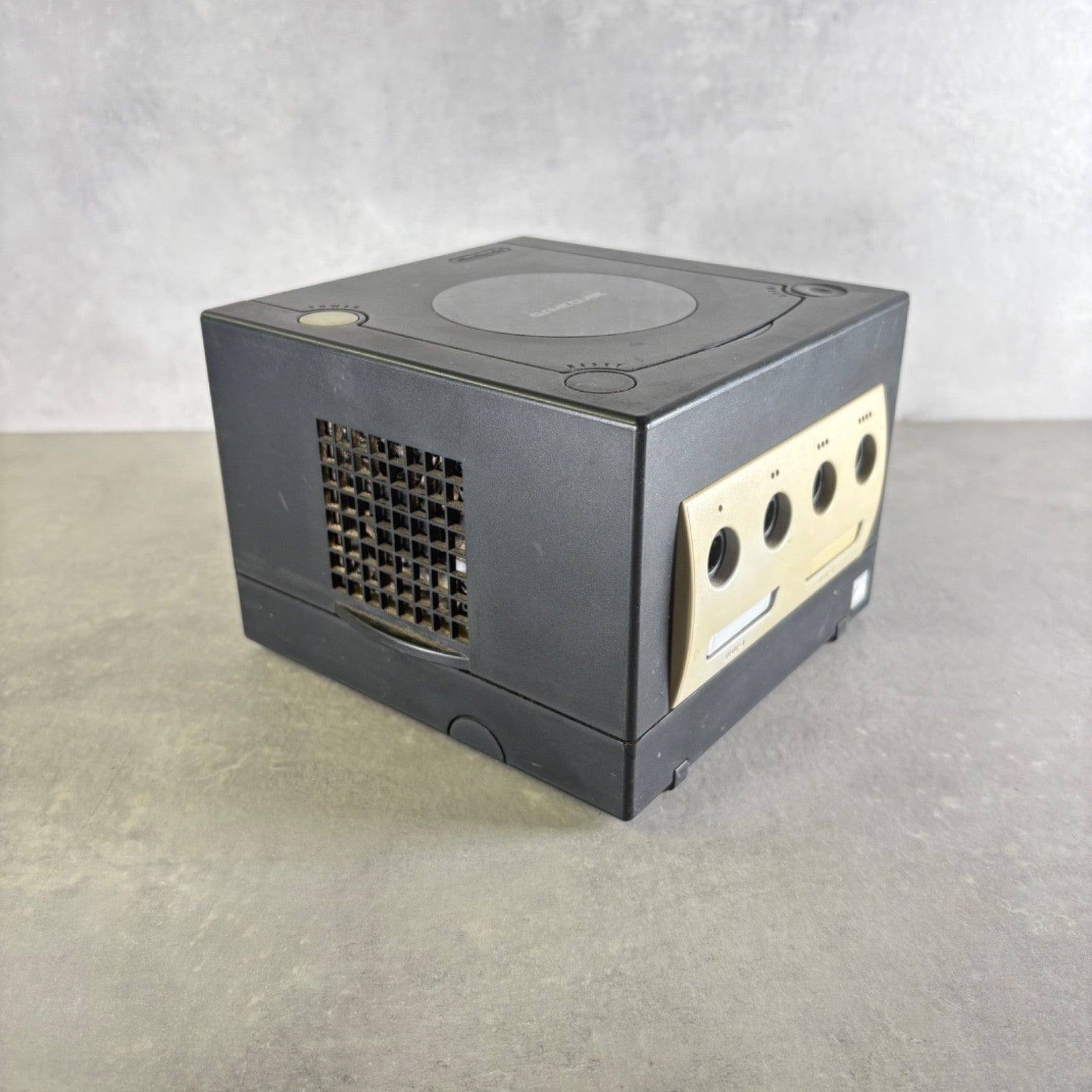 NINTENDO GAMECUBE Console Nero CONSOLE +Cavi