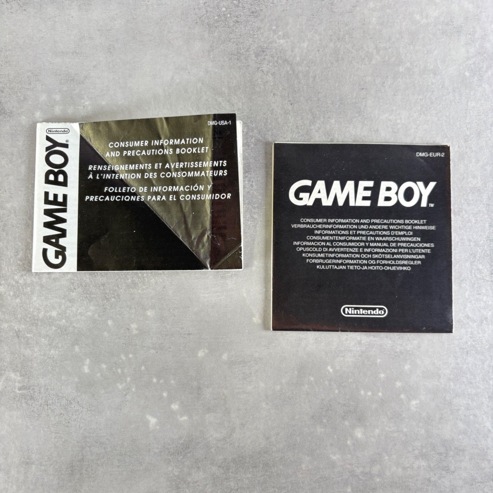 NINTENDO GAME BOY CLASSIC DMG-01 CONSOLE Grigio + Tetris e Libretti