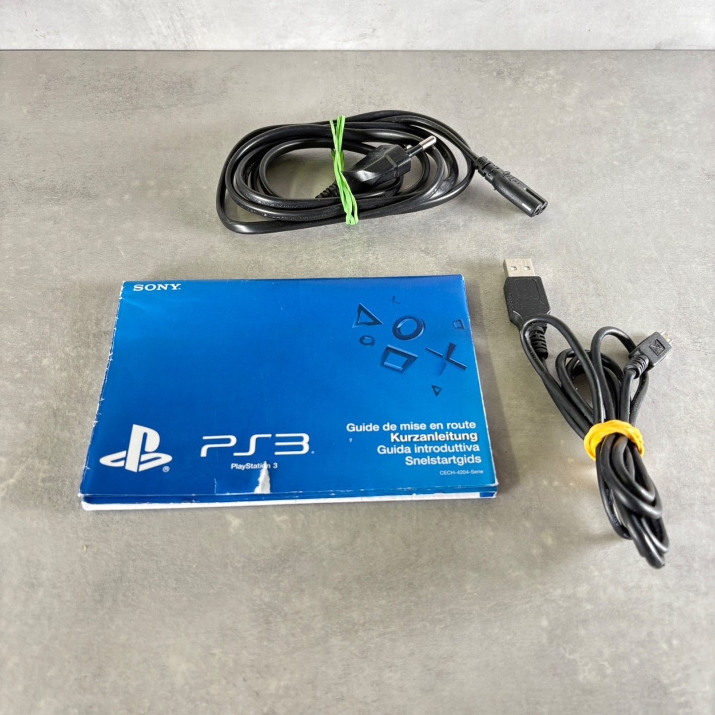 CONSOLE PLAYSTATION 3 SUPER SLIM PS3 Bianco 12GB COMPLETA + Scatola e Controller