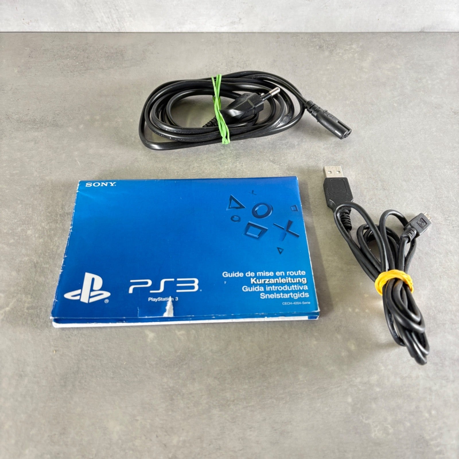 CONSOLE PLAYSTATION 3 SUPER SLIM PS3 Bianco 12GB COMPLETA + Scatola e Controller