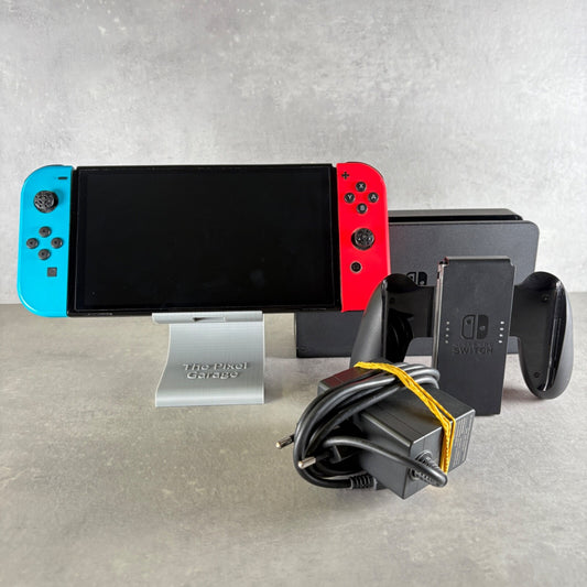 NINTENDO SWITCH OLED Rossa/Azzurra CONSOLE COMPLETA Di Tutto