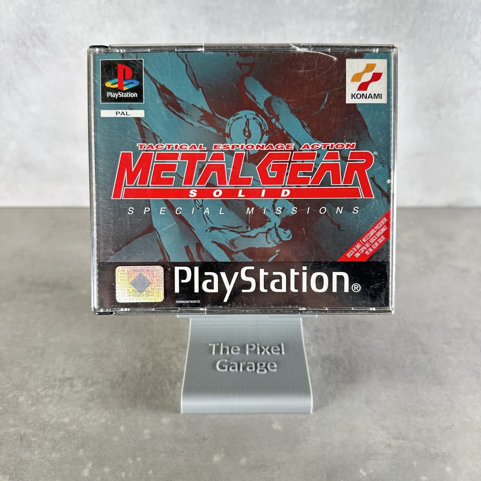 METAL GEAR SOLID SPECIAL MISSION PS1 PLAYSTATION 1 ITALIANO Completo