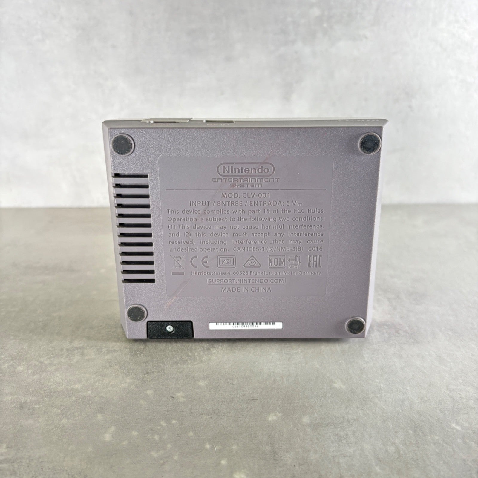 NINTENDO CLASSIC MINI CONSOLE Grigio Completa Di Scatola + 2 Controller