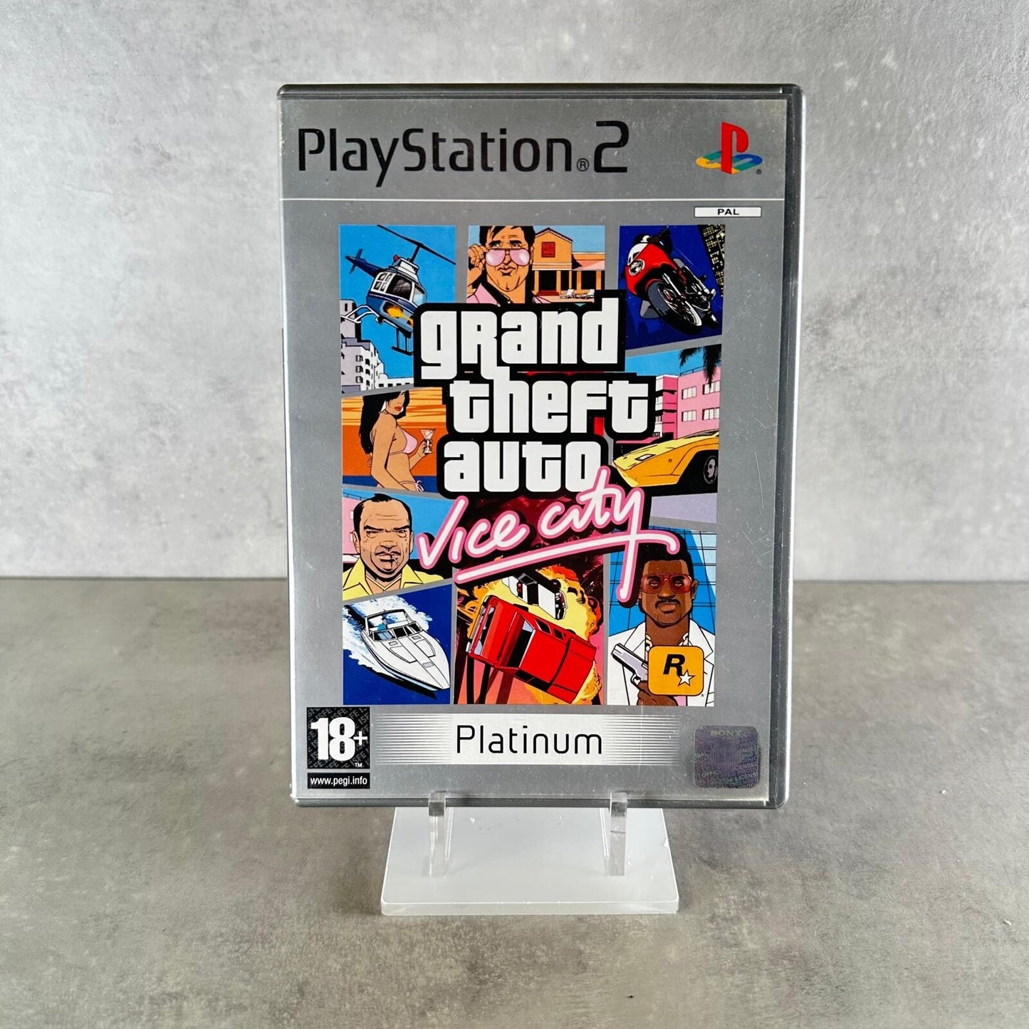 PLAYSTATION 2 CONSOLE Nera PS2 + CONTROLLER + GTA