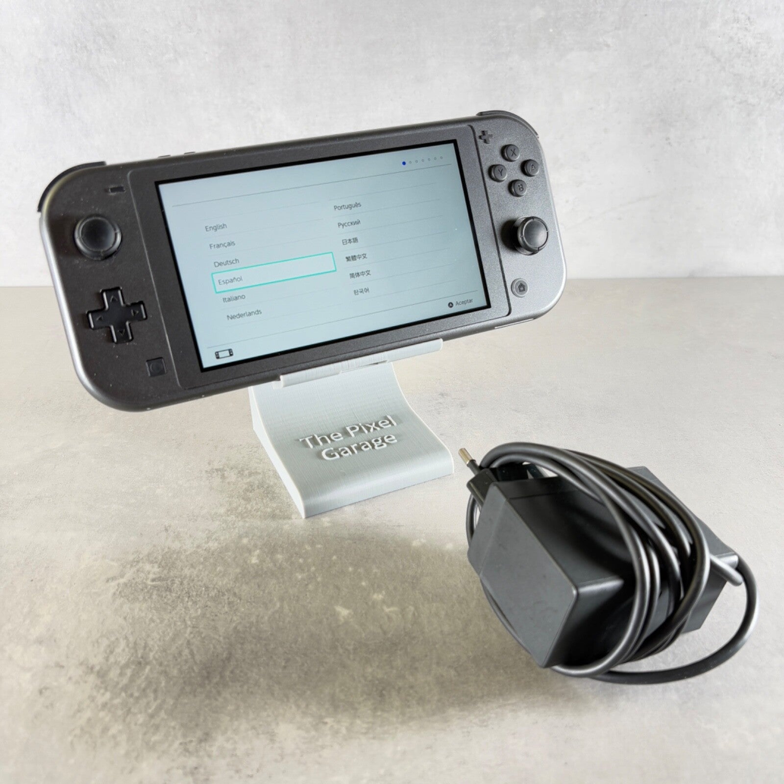 NINTENDO SWITCH LITE POKEMON DIALGA PALKIA CONSOLE Rara + CARICATORE