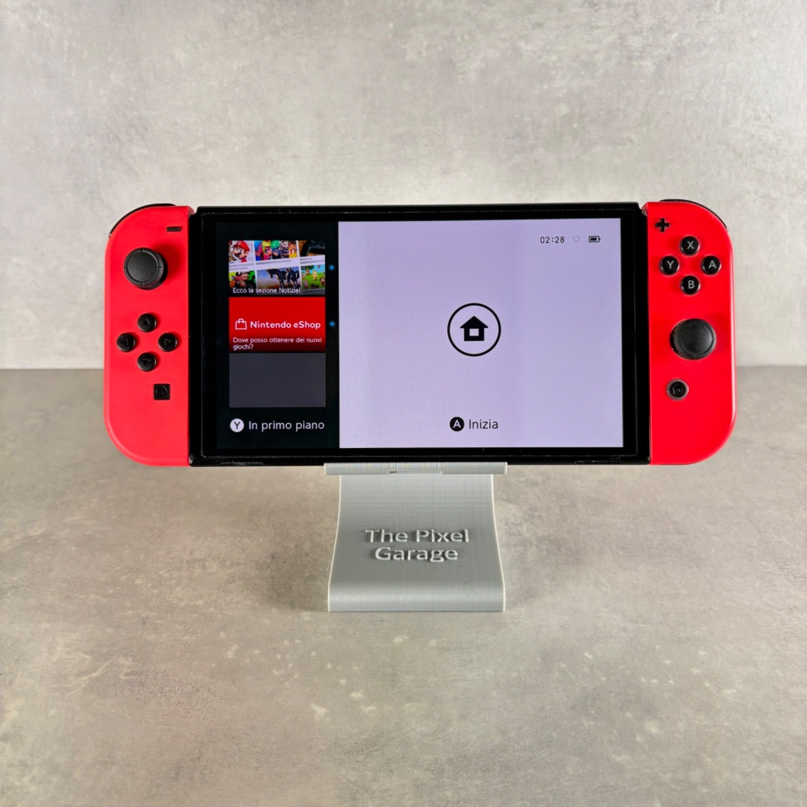 NINTENDO SWITCH OLED Rosso CONSOLE COMPLETA Di Tutto + Scatola E Accessori