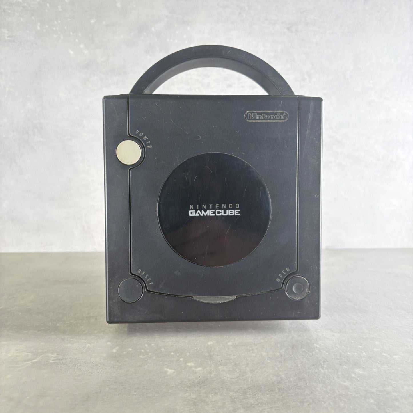 NINTENDO GAMECUBE Console Nero CONSOLE +Cavi