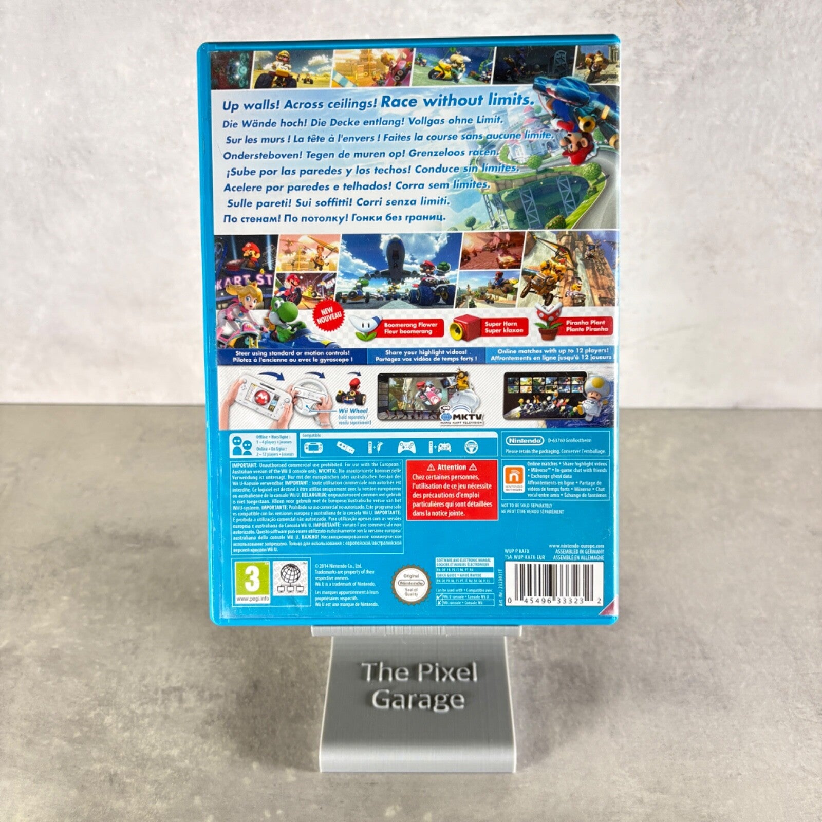 MARIO KART 8 NINTENDO WII U Multilingue (ITA) Completo + Volante