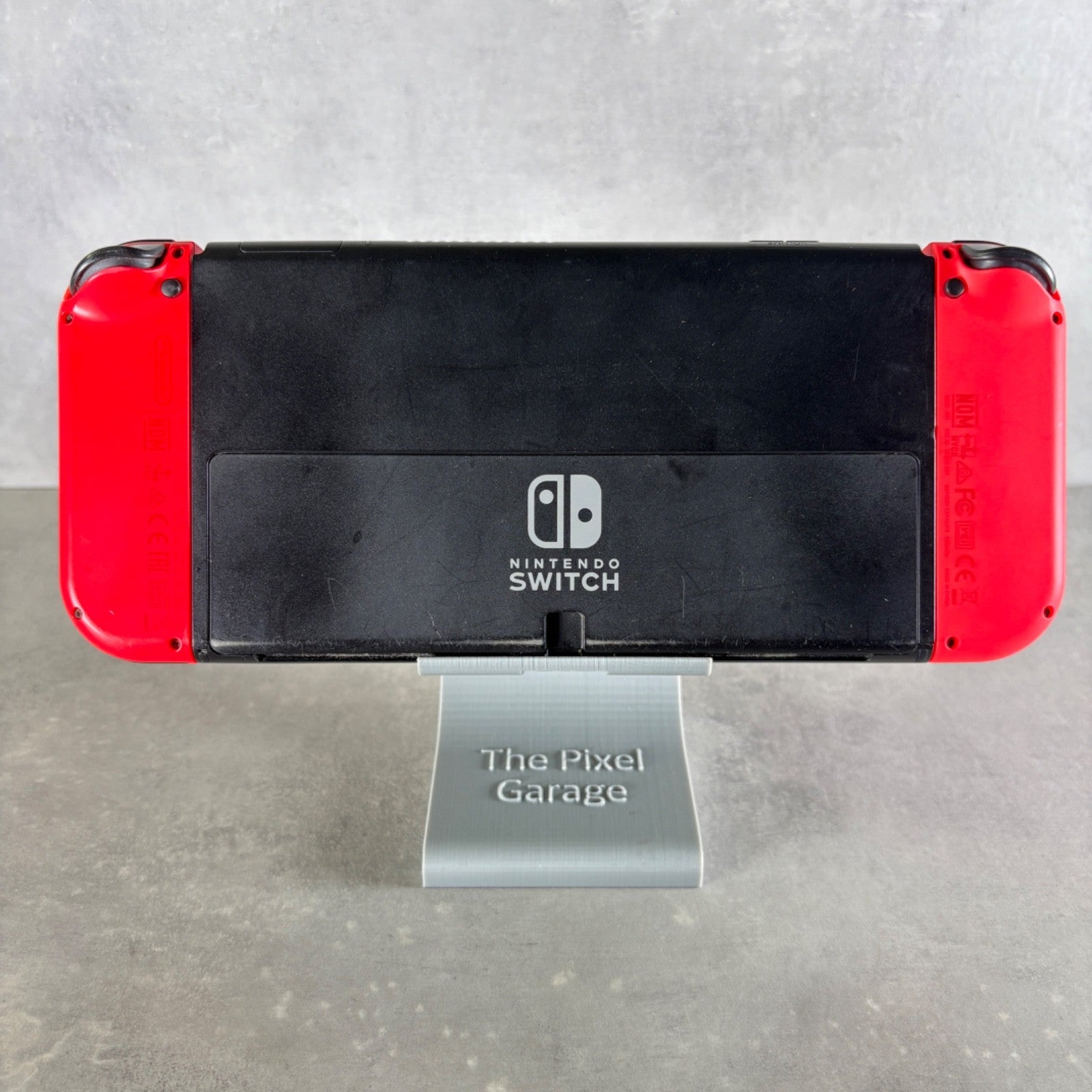 NINTENDO SWITCH OLED Rosso CONSOLE COMPLETA Di Tutto + Scatola E Accessori
