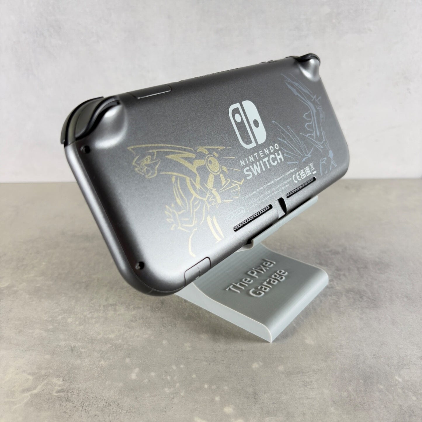 NINTENDO SWITCH LITE POKEMON DIALGA PALKIA CONSOLE Rara + CARICATORE