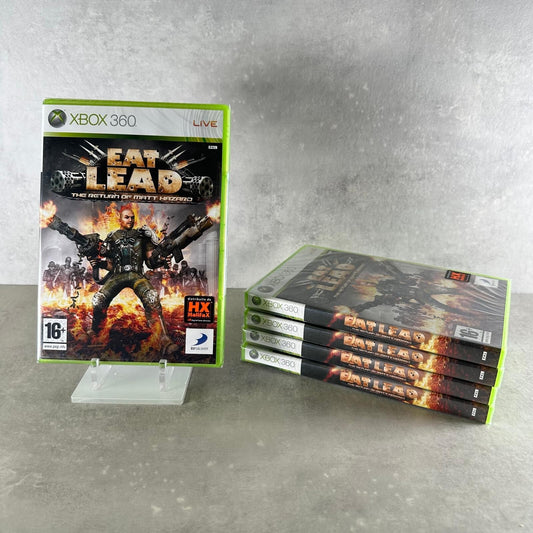 EAT LEAD XBOX 360 SIGILLATI PAL ITA - 5 UNITÀ -