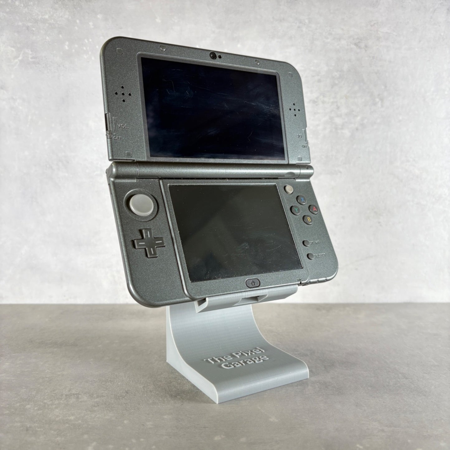 NEW NINTENDO 3DS XL CONSOLE Grigio/Nero + Caricatore E Giochi Kirby / Mario