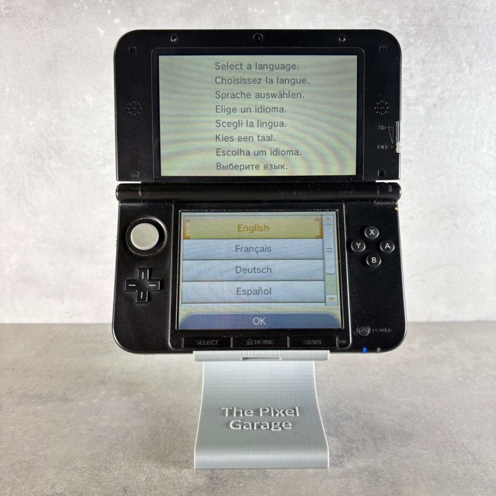 NINTENDO 3DS XL CONSOLE Blu + Caricatore