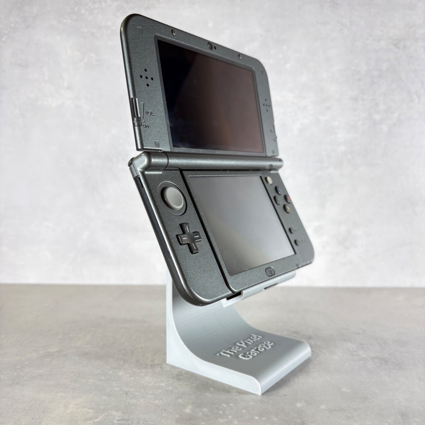 NEW NINTENDO 3DS XL CONSOLE Grigio/Nero + Caricatore E Giochi Kirby / Mario