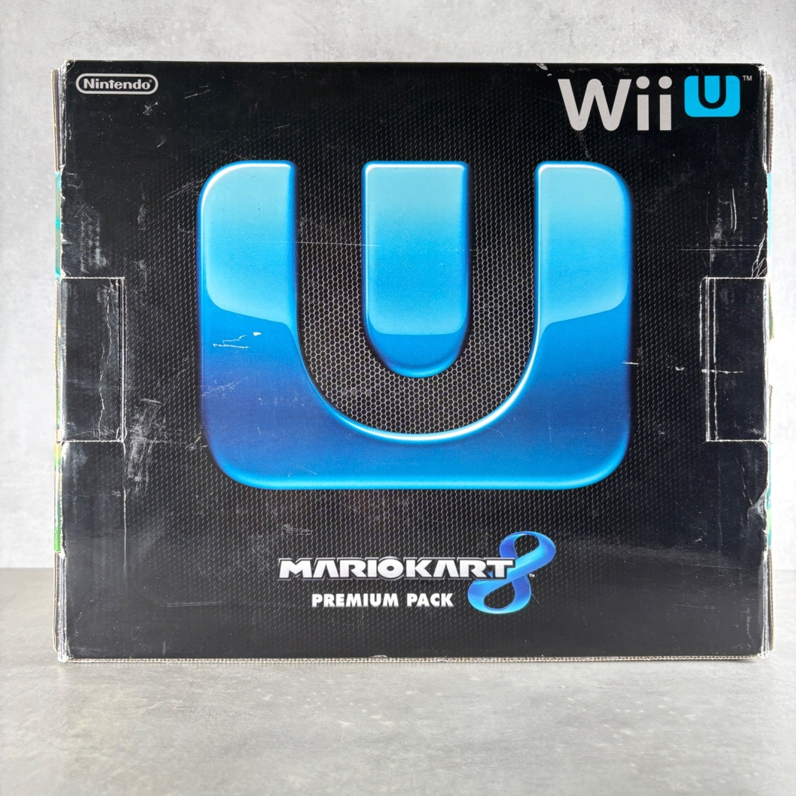 NINTENDO WII U DELUXE CONSOLE 32GB Mario Kart 8 Edition Completa Di Tutto