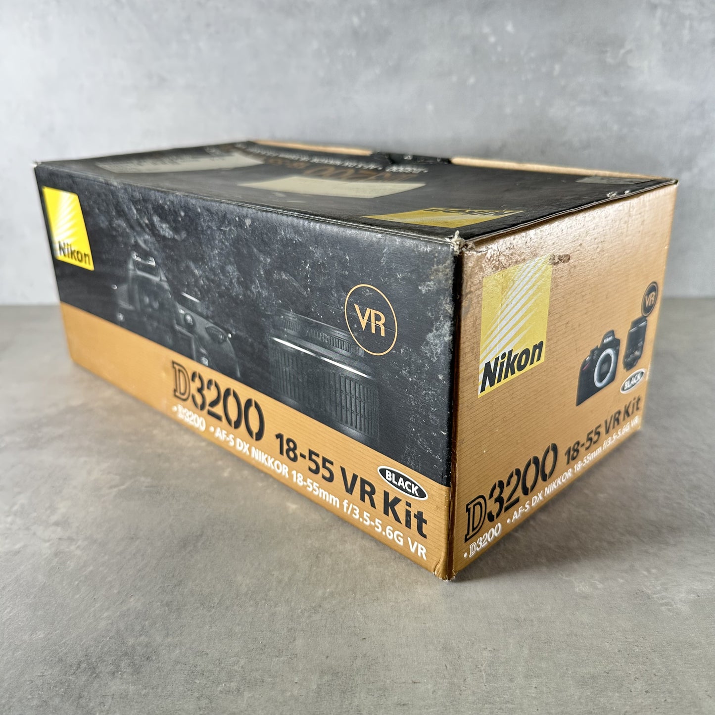 NIKON D3200 FOTOCAMERA Nera Con Scatola NO KIT