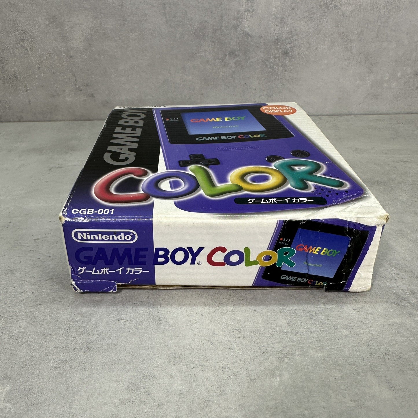 NINTENDO GAME BOY COLOR GBC Jap Viola CONSOLE COMPLETA di Scatola
