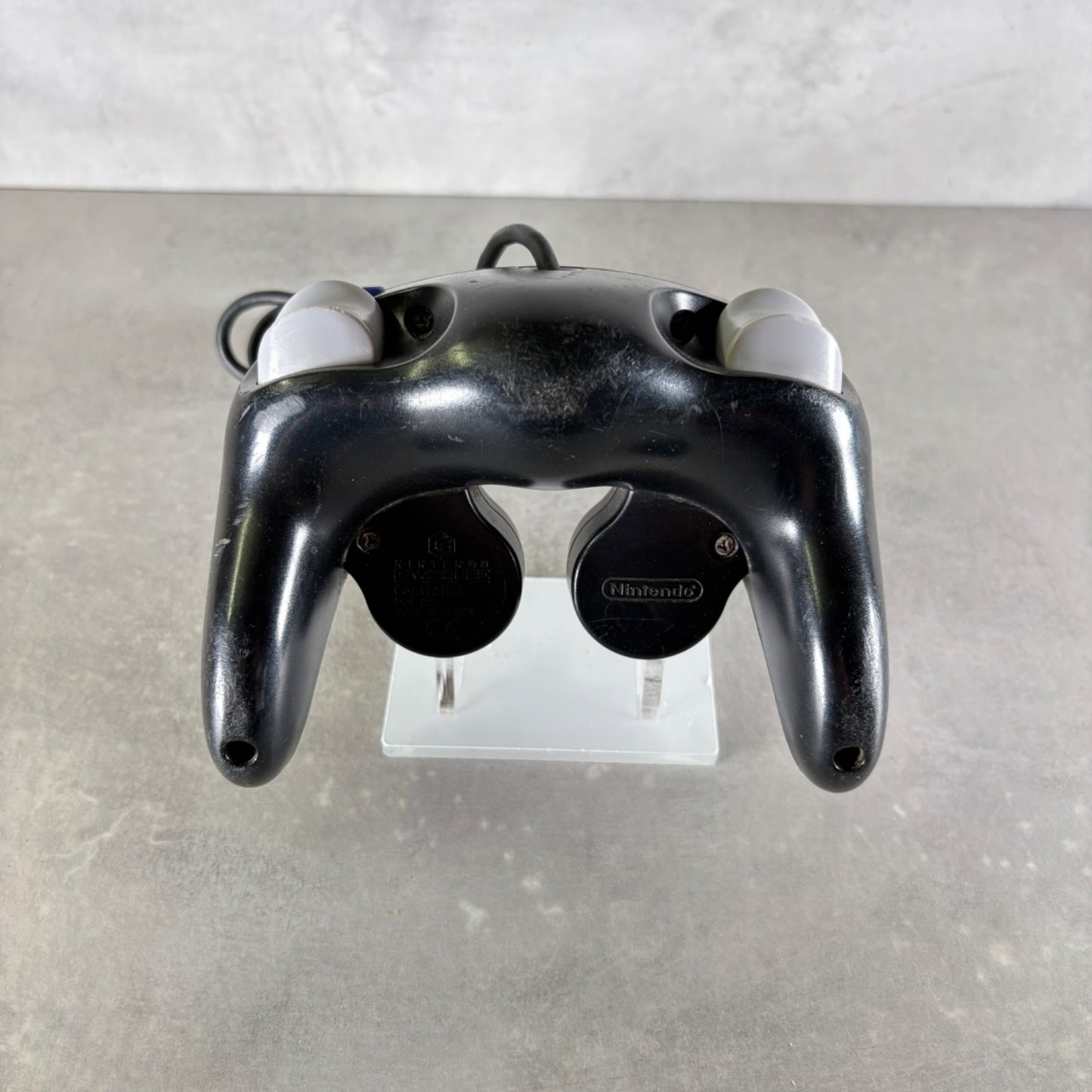 NINTENDO GAMECUBE CONSOLE Nero Con CONTROLLER + CAVI