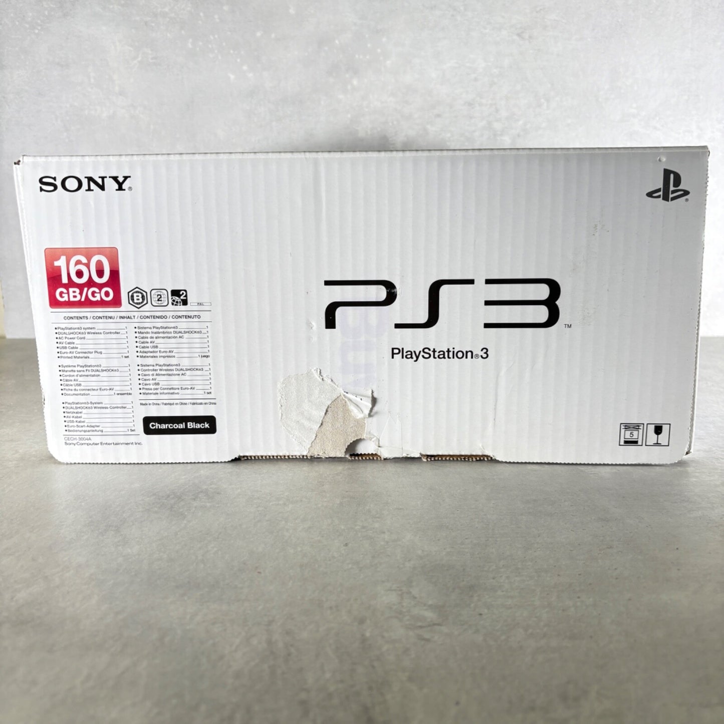 PLAYSTATION 3 SLIM PS3 CONSOLE 160GB Completa Di Tutto + Controller