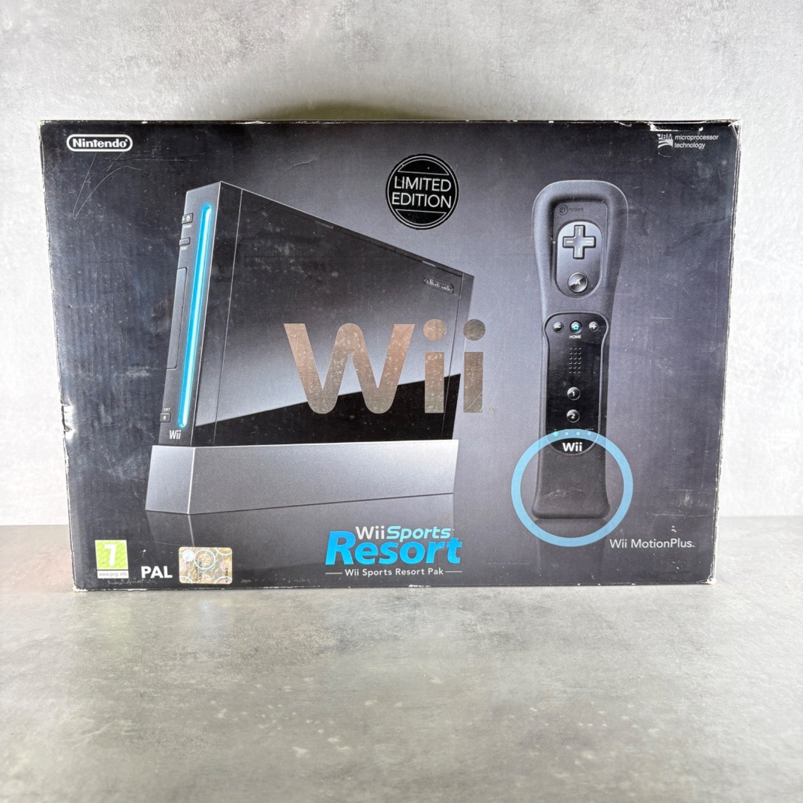 WII CONSOLE WII Nero EDIZIONE LIMITATA + WII Sports e WII Sports Resort COMPLETA