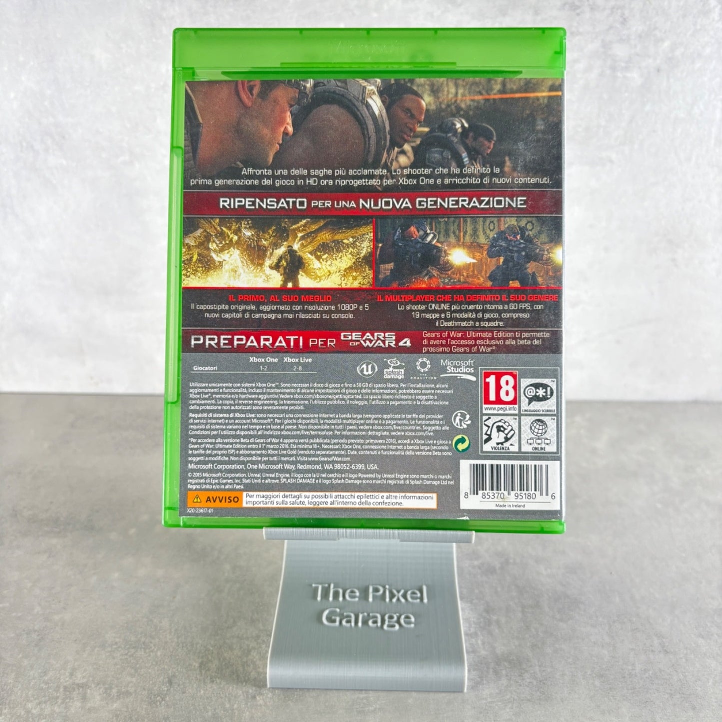 GEARS OF WAR ULTIMATE EDITION XBOX ONE ITA Completo