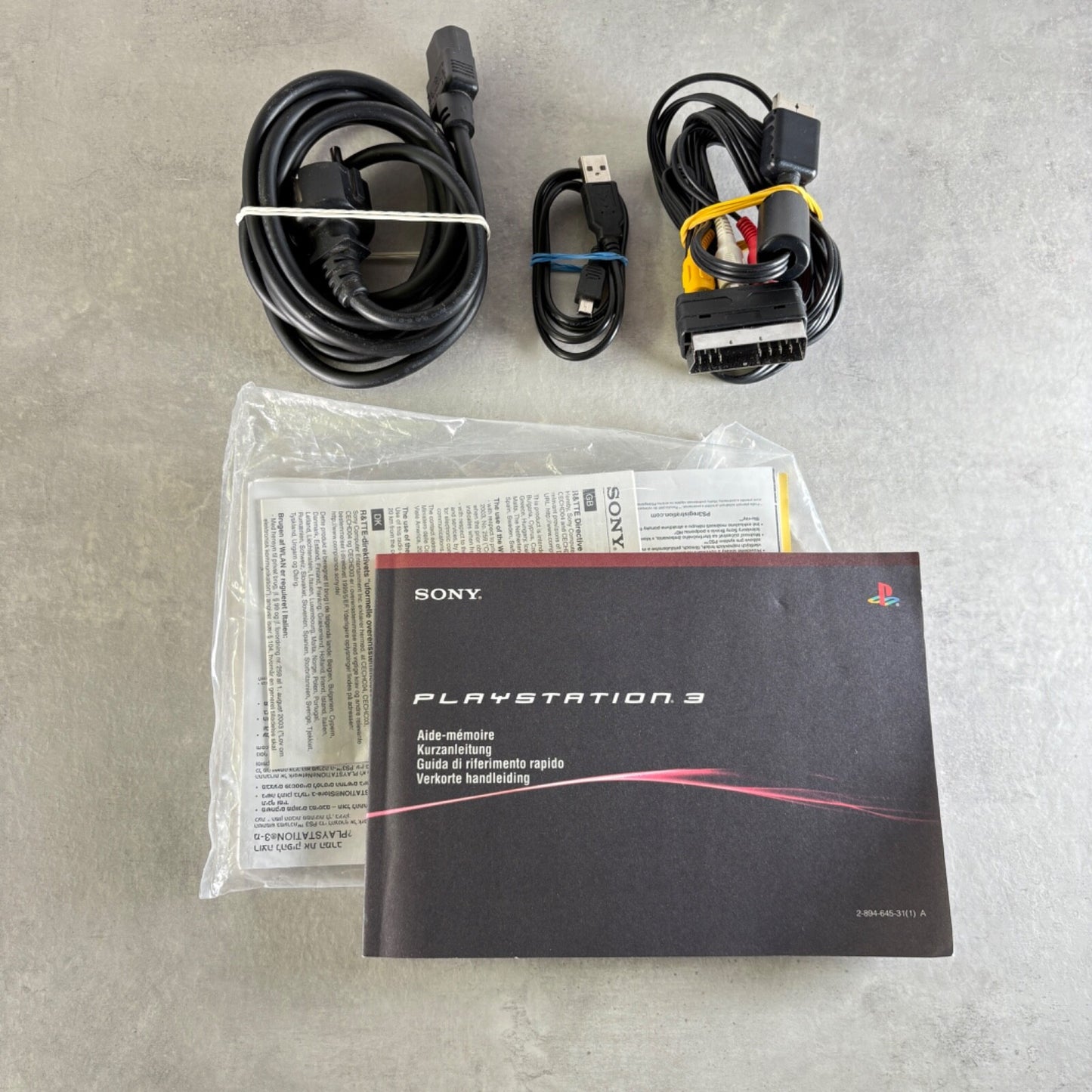 PLAYSTATION 3 RETROCOMPATIBILE Sony PS3 60GB Completa Di SCATOLA + CONTROLLER