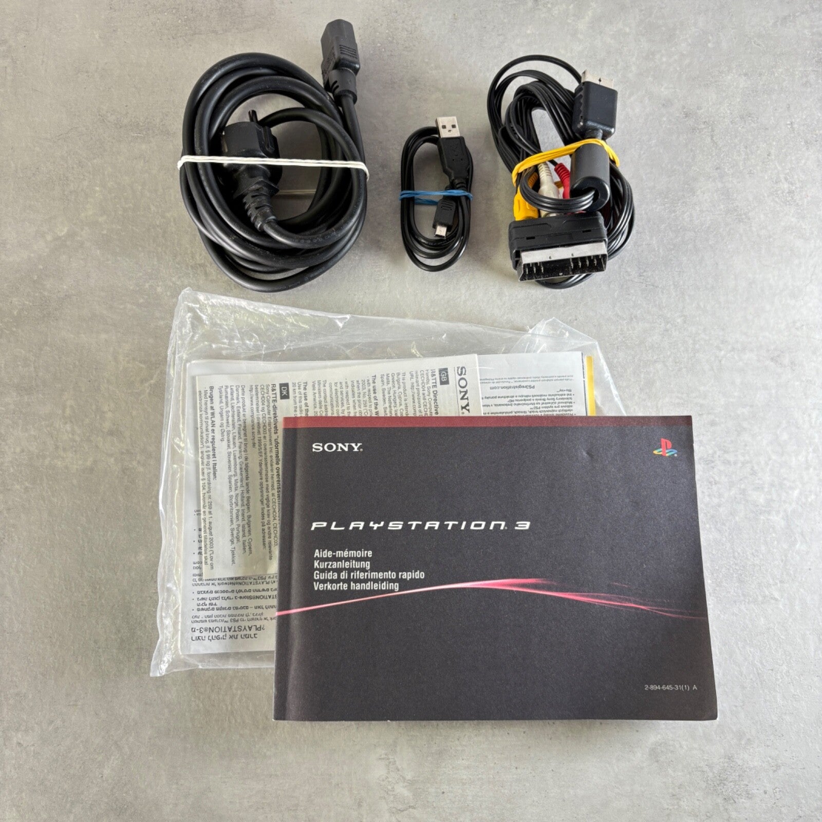 PLAYSTATION 3 RETROCOMPATIBILE Sony PS3 60GB Completa Di SCATOLA + CONTROLLER