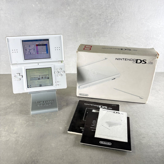 NINTENDO DS LITE CONSOLE Bianco Con Scatola