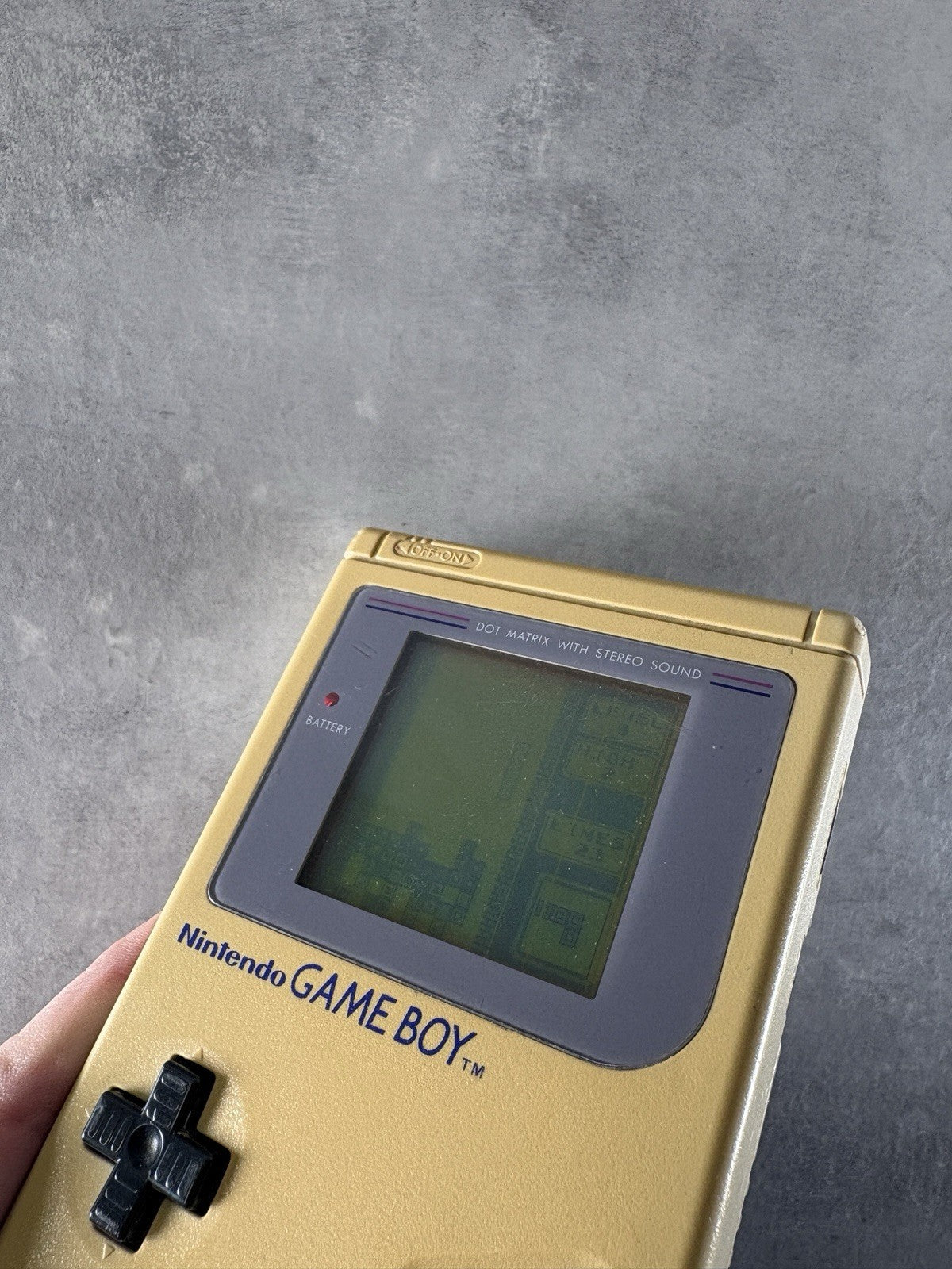 NINTENDO GAME BOY CLASSIC DMG-01 CONSOLE Grigio + Tetris e Libretti