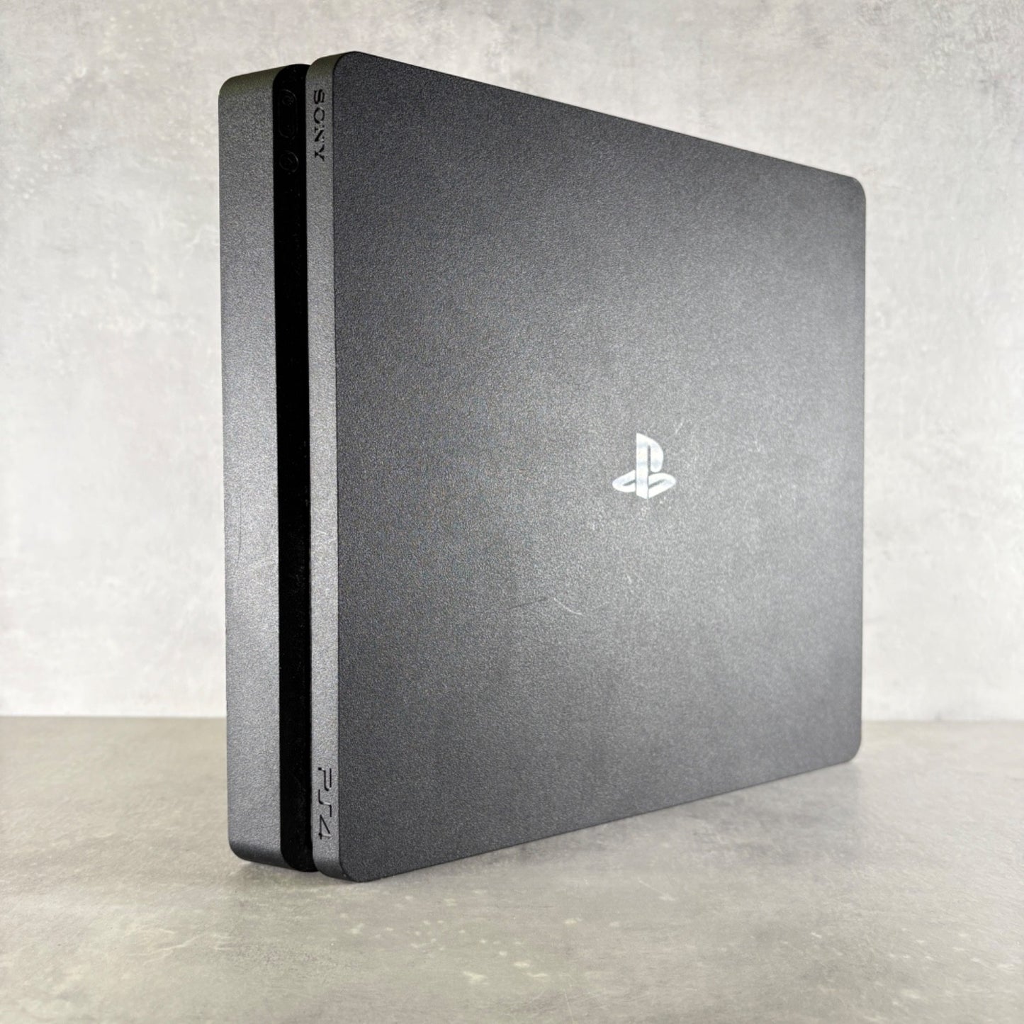 CONSOLE PLAYSTATION 4 SLIM PS4 Nera 500Gb + CONTROLLER e Cavi —FIRMWARE 12.00—