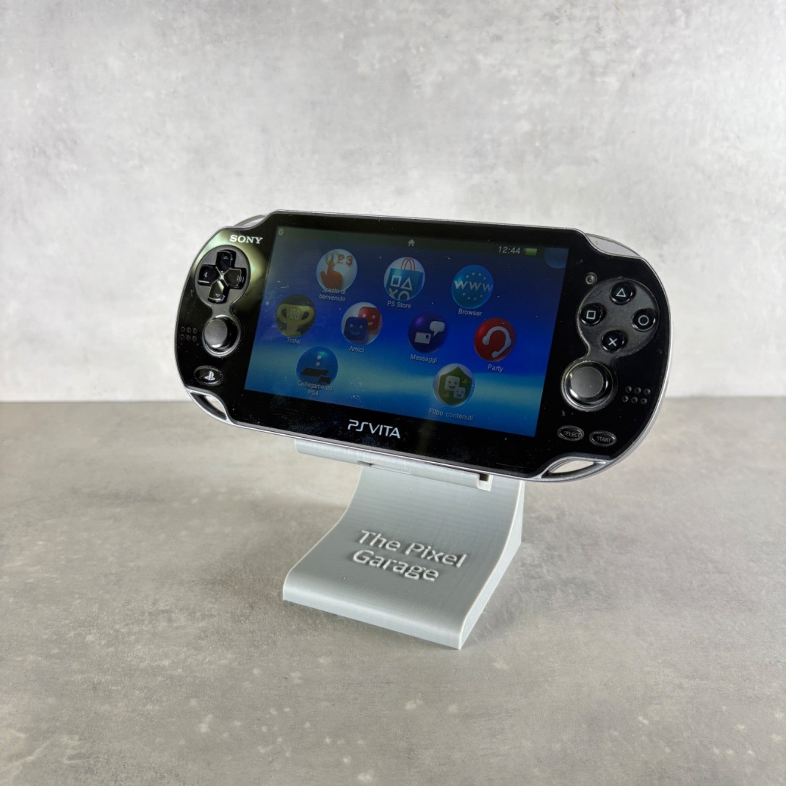 Sony PS VITA OLED PCH-1004 Nero CONSOLE Completa Di Tutto + Caricatore