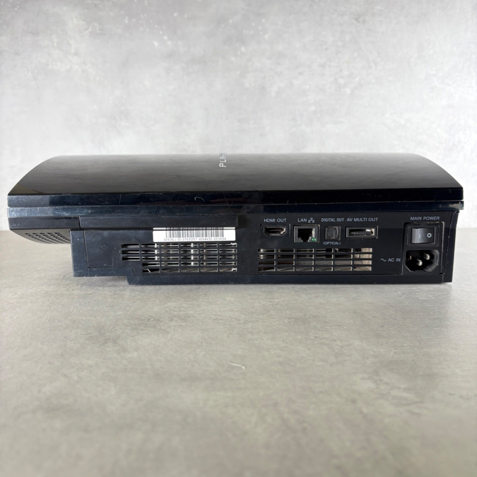PLAYSTATION 3 RETROCOMPATIBILE Nero Sony PS3 60GB Con Cavi + CONTROLLER