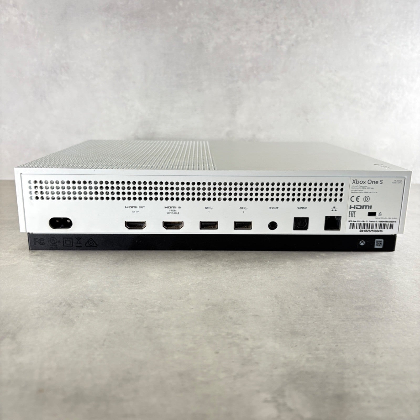 XBOX ONE S CONSOLE Microsoft 500GB Bianco COMPLETA Con Scatola + Cavi